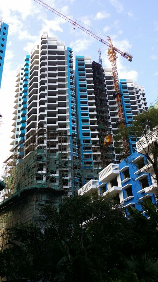 桂林漓江蓝湾外墙涂料装饰工程(57) - 广西三象建筑安装工程有限公司 www.gx3x.cn